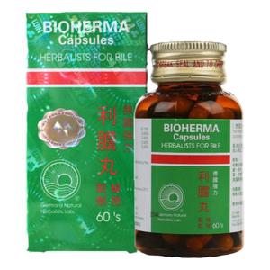 德国BIOHERMA进口强力利胆丸60粒碎石消石排石胆肾结石膀胱炎