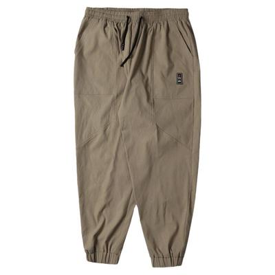 纺布者潮牌胖子加肥加大绣花裤子