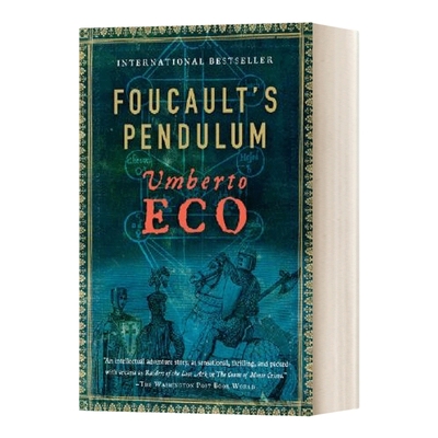 英文原版 Foucault's Pendulum 傅科摆 意大利小说 艾柯 英文版 进口英语原版书籍