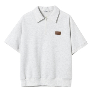 【丁真同款】BEASTER刺绣皮标百搭柔软polo衫男款潮流短袖上衣