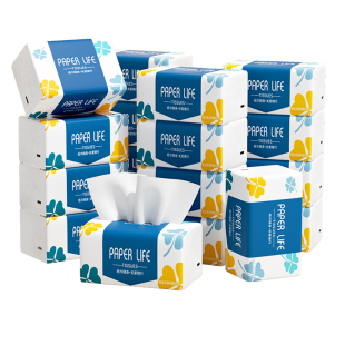 60包抽纸实惠装整箱纸巾纸抽家用擦手纸餐巾纸面巾纸厨房纸巾