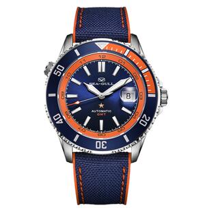 海鸥表潜水表男士自动机械表男表海洋系列GMT 200米防水腕表6155