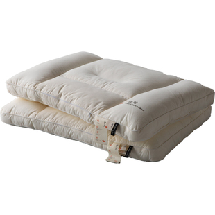 A类枕头枕芯护颈椎助睡眠荞麦壳软低枕硬中枕男侧睡高枕一对家用