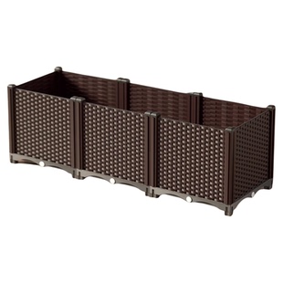 特大花箱家庭阳台种植箱蔬菜种菜专用菜盆楼顶长方形塑料花盆室内