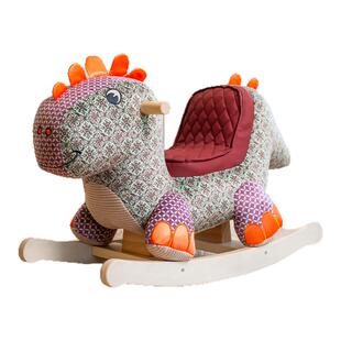 littlebirdtoldme小木马儿童实木摇摇马宝宝周岁生日礼物婴儿玩具