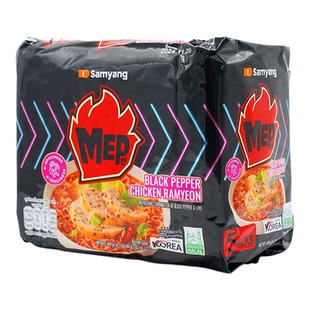 三养蒜香虾味100g汤面东南亚风味方便黑椒鸡肉味夜宵速食MEP临期