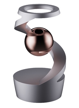 旋玩星球不锈钢悬浮旋转解压玩具