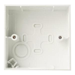 施耐德明装底盒 86型明盒 通用墙壁电源开关面板接线盒安装盒线盒