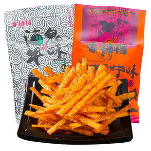 香铛铛酒鬼手撕牛肉味辣条丝儿时怀旧麻辣片零食童年5毛校园小吃
