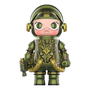 POPMART泡泡玛特MEGA SPACE MOLLY凝结集团100%芦荟绿CLOT荆棘