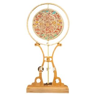 长柄新娘结婚团扇子秀禾服婚礼出嫁喜扇成品舞蹈扇双面做好的