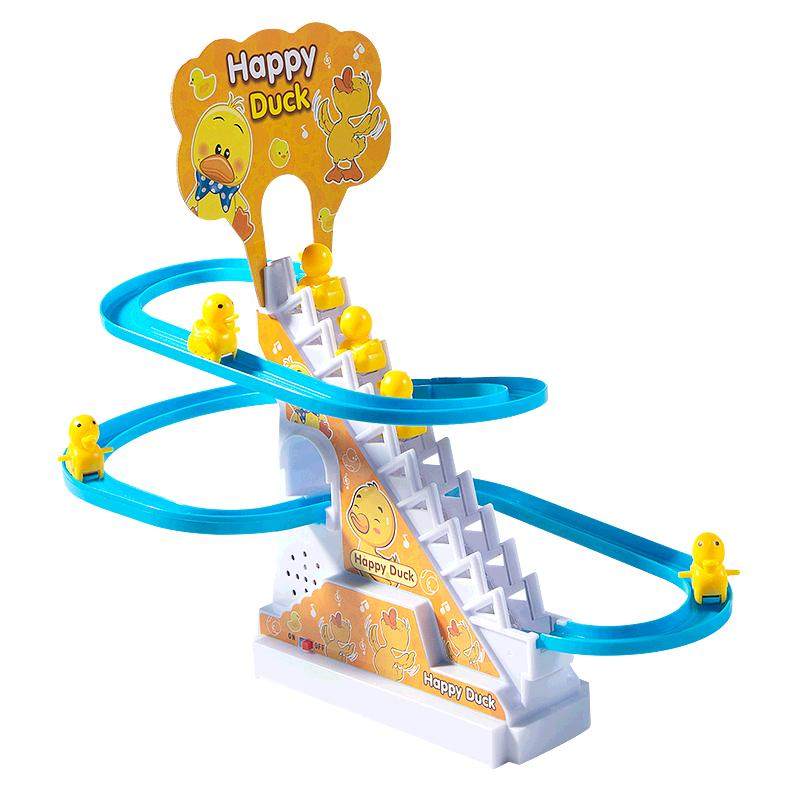 小鸭子爬楼梯婴儿玩具