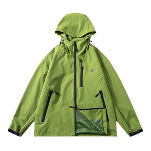 GOGOSOON冲锋衣外套男新款2025春秋双向拉链夹克机能三防青少年Q