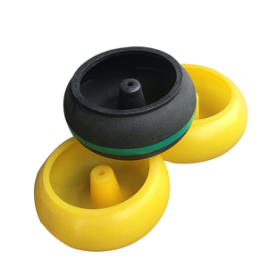 玉石抛光机pu胶斗抛光桶振桶振筒黑胶斗震桶胶斗研磨机配件振锅