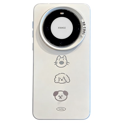 ins风小清新可爱小狗适用华为mate60pro手机壳新款高级感小众mate70pro网红爆款手机壳mate80pro防摔保护套女