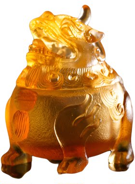 故宫官方瑞兽甪端琉璃香炉