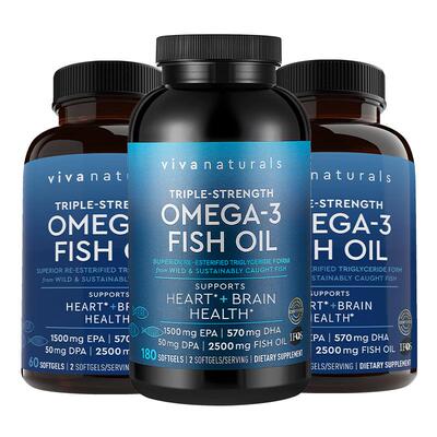 viva进口鱼油Omega3含91%高纯度