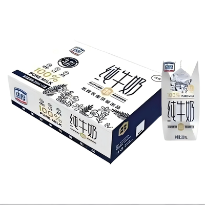 忠厚整箱纯牛奶200ml*12盒整箱营养健康学生早餐奶-JL