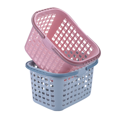 购物篮手提篮塑料筐超市篮大号啤酒篮子 小号买菜篮子草莓采摘篮
