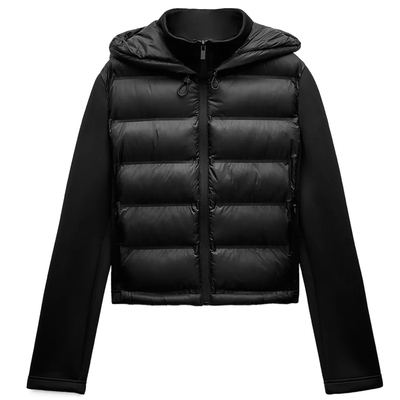 ZARluvip查罗秋冬高腰棉衣短外套