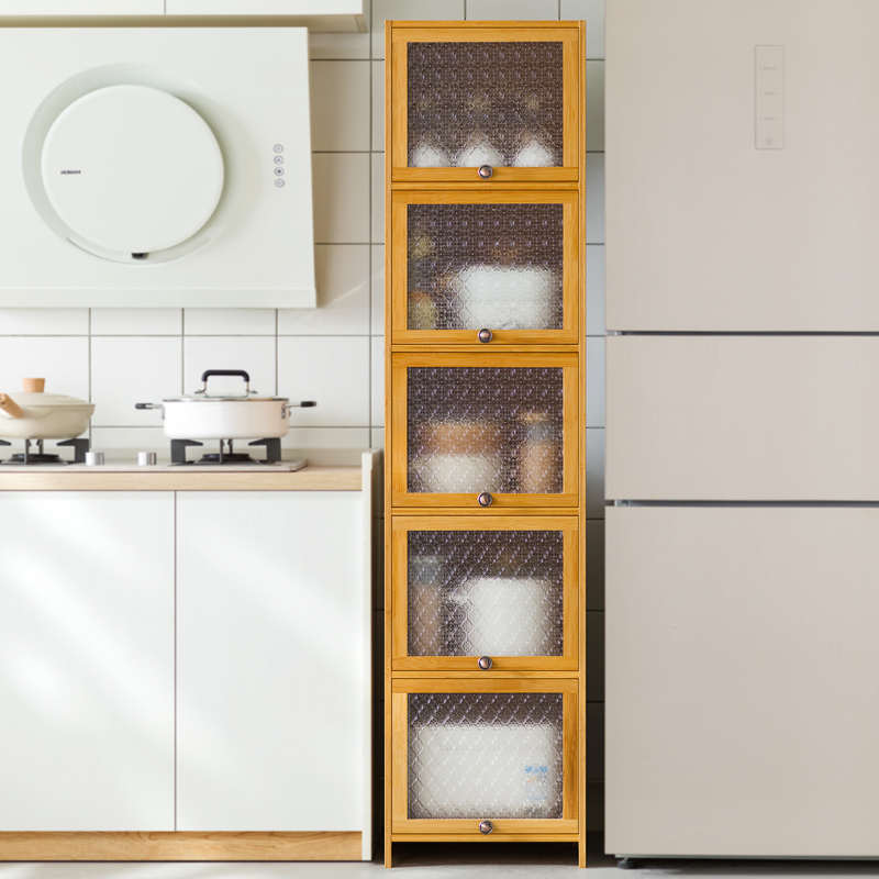 夹缝收纳柜子厨房冰箱缝隙柜式卫生间落地置物架客厅卧室储物柜