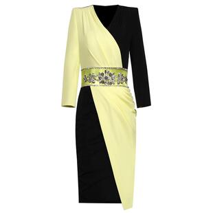 创意狐主持人礼服洋装设计感连衣裙高级感生日聚会日常可穿小礼裙