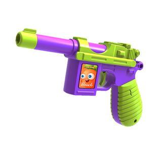 3D重力萝卜小枪手动迷你回膛驳壳枪网红创意解压玩具模型男女孩子