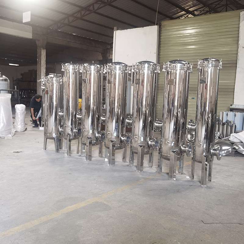 厂家直供不锈钢精密过滤器SUS304工厂用水前置保安过滤器45芯