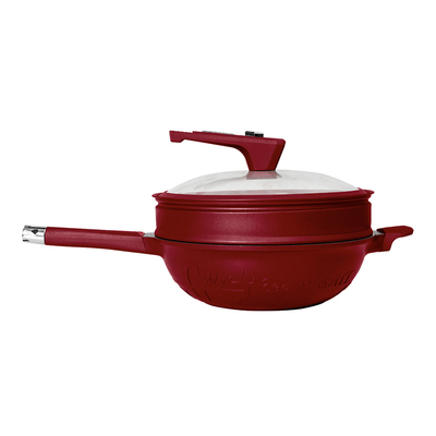 帝伯朗不粘锅炒锅微压锅多功能锅钛金厨房专用电磁炉煎锅家用炒菜