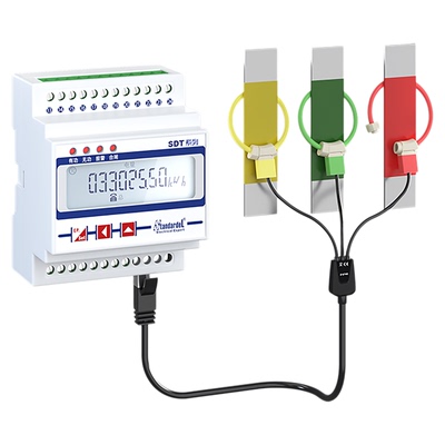 柔性免拆线罗氏线圈三相智能电表