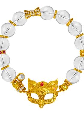 灵狐面具手链女绝美小众精致叠戴