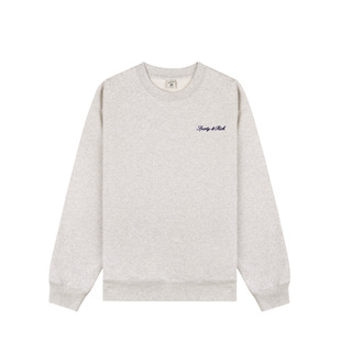 [秋冬新品]Sporty&Rich Core系列男女同款休闲圆领字母logo卫衣