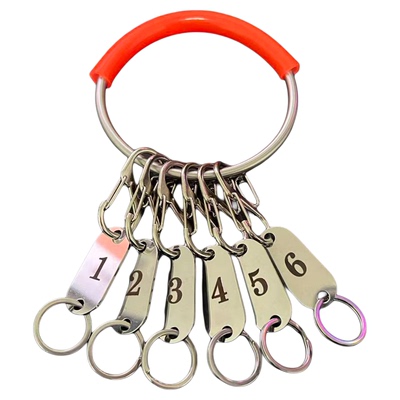 定制激光刻字不锈钢钥匙牌扣