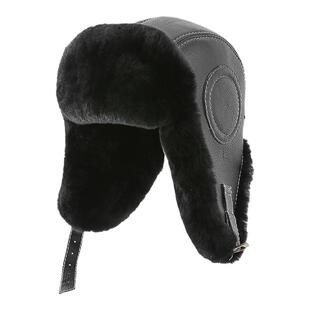 獭兔毛雷锋帽男女冬季皮毛一体加厚保暖护耳飞行机车真羊皮草帽子