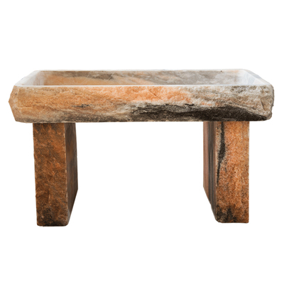 天然大理石盆吸水石上水石石盆