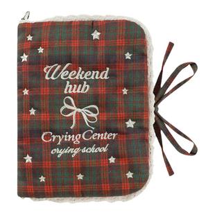 CryingCenter x WeekendHub 联名系列学院风格纹手账本书衣卡册