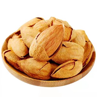 【太便宜了】新货巴旦木带壳手剥奶油味扁桃杏仁休闲零食坚果干果