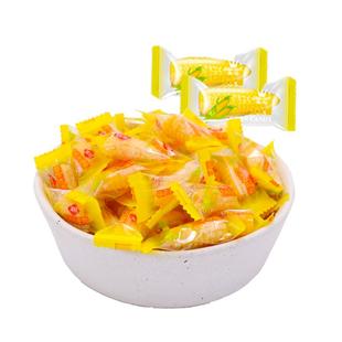 金冠年货玉米味硬糖水果硬糖玉米糖休闲零食品喜糖果散装批发