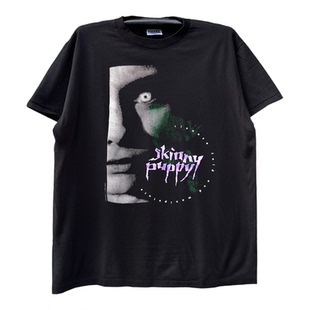 Skinny Puppy 乐队周边T恤暗黑美式复古摇滚小众亚文化风短袖T恤