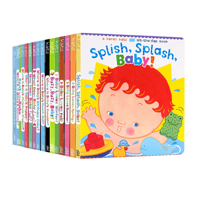 KarenKatz翻翻书英文原版绘本