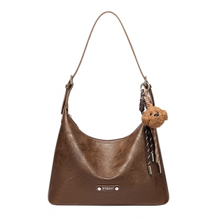 星期六2025秋冬软皮腋下包女高级感托特包小众百搭通勤斜挎包女款