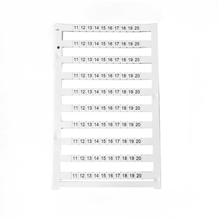 DEK5/5.5适合魏德米勒SAKDU2.5N SAK2.5端子号标记条号码定制打印