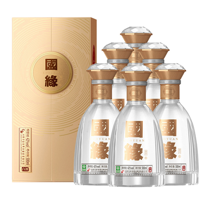 国缘对开柔雅型42度500ml*6原箱