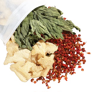 艾草艾叶生姜花椒泡脚药包足浴包产妇产后月子泡澡男女士专用浴包