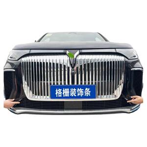 25款岚图梦想家前脸中网改装防虫网前杠格栅外观用品配件装饰亮条