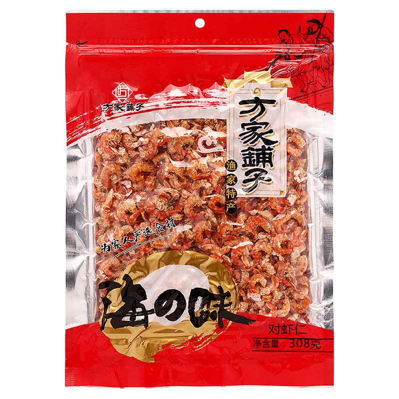 方家铺子对虾仁308g袋装