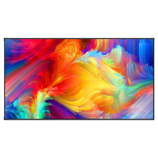 大徽投影仪菲涅尔抗光硬屏超窄边客厅卧室家用布幕3D/4K/8K超高清投影幕布100/120寸16:9壁挂家庭影院画框幕