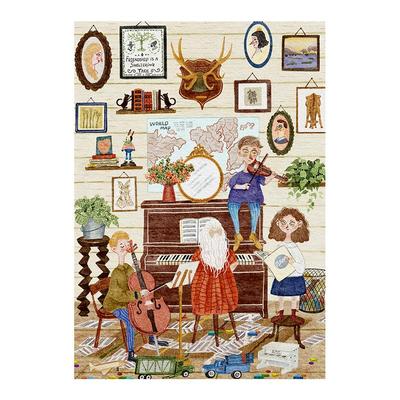 拼小主治愈系复古音乐会拼图玩具