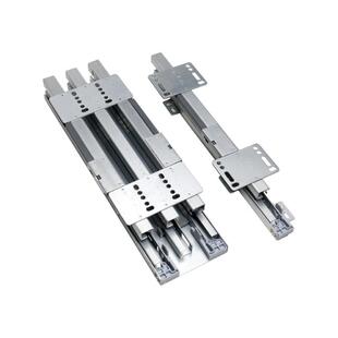 天地滑轨上下重型导轨推拉式高柜拉篮阻尼轨道侧拉柜抽拉式天地轨