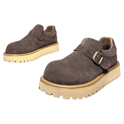 2025冬季大头勃肯鞋男工装鞋